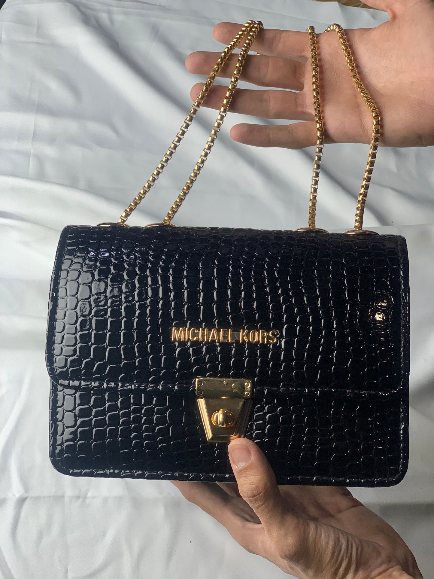 Black-MK Crossbody Handbag
