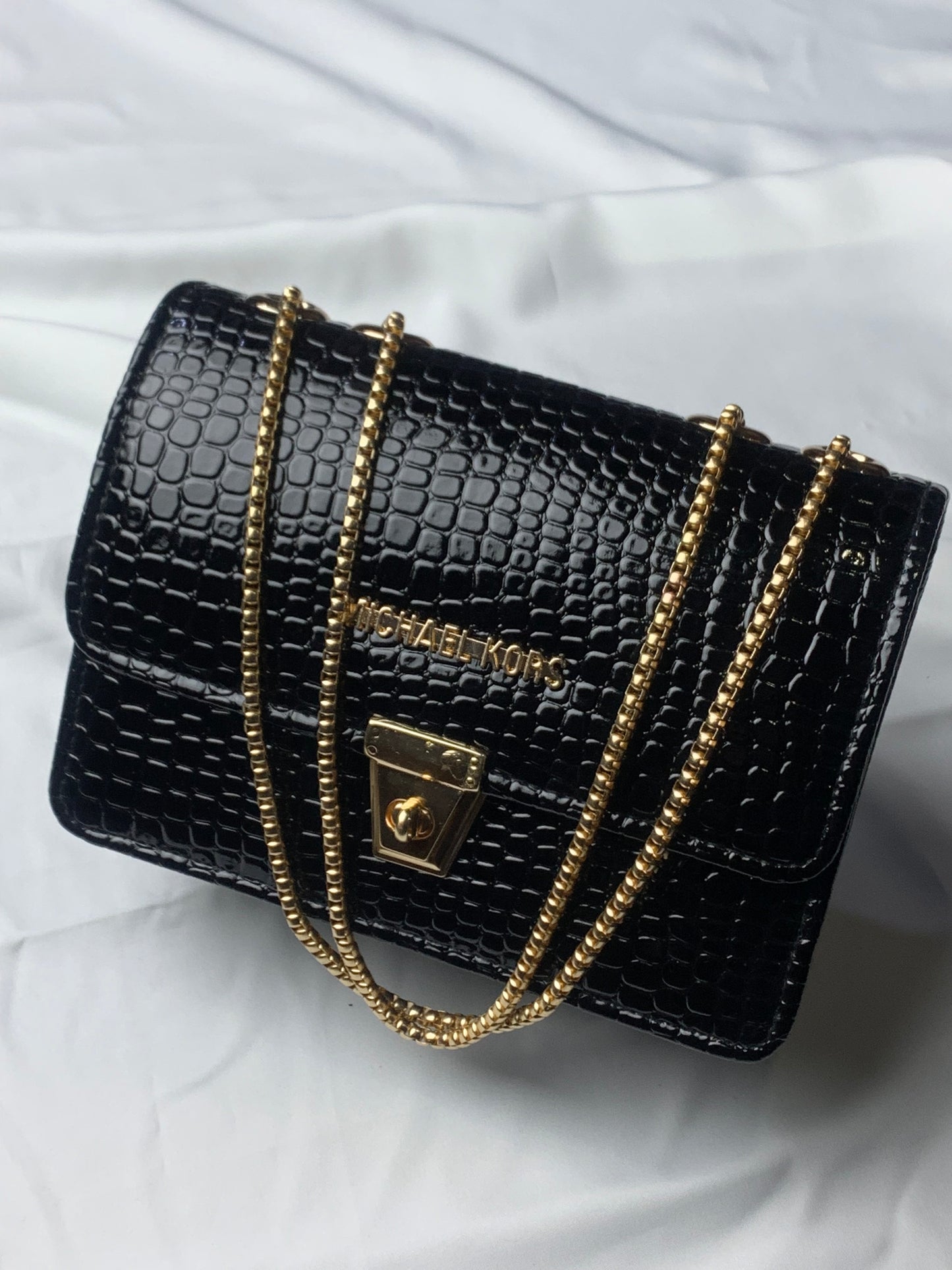 Black-MK Crossbody Handbag