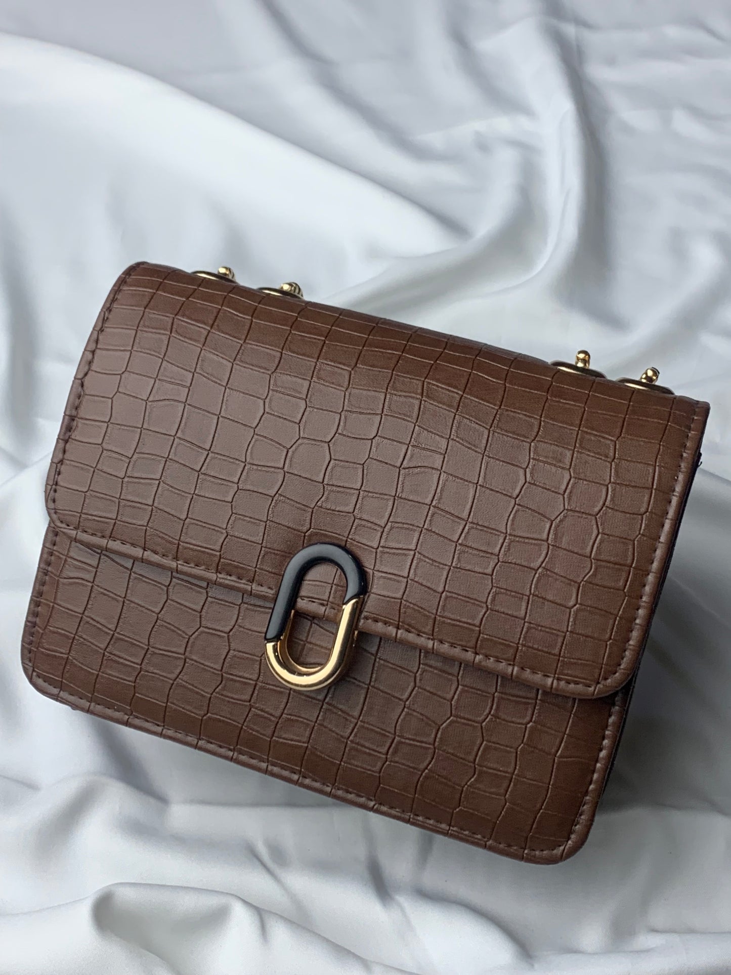 MJ Brown Crossbody Handbag