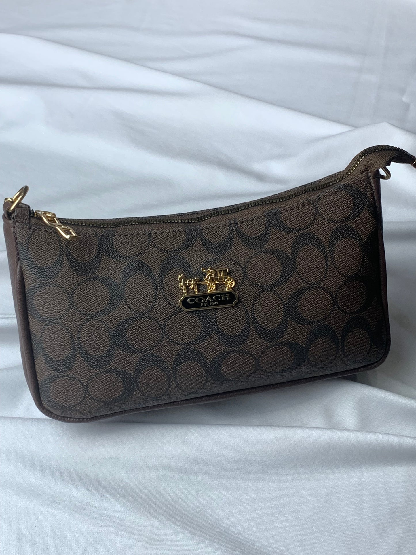 New Arrival C Teri Shoulder Bag- Dark Brown