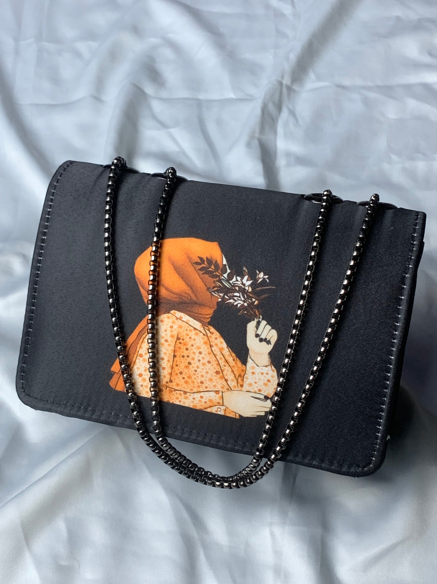 HG-Black Crossbody Handbag