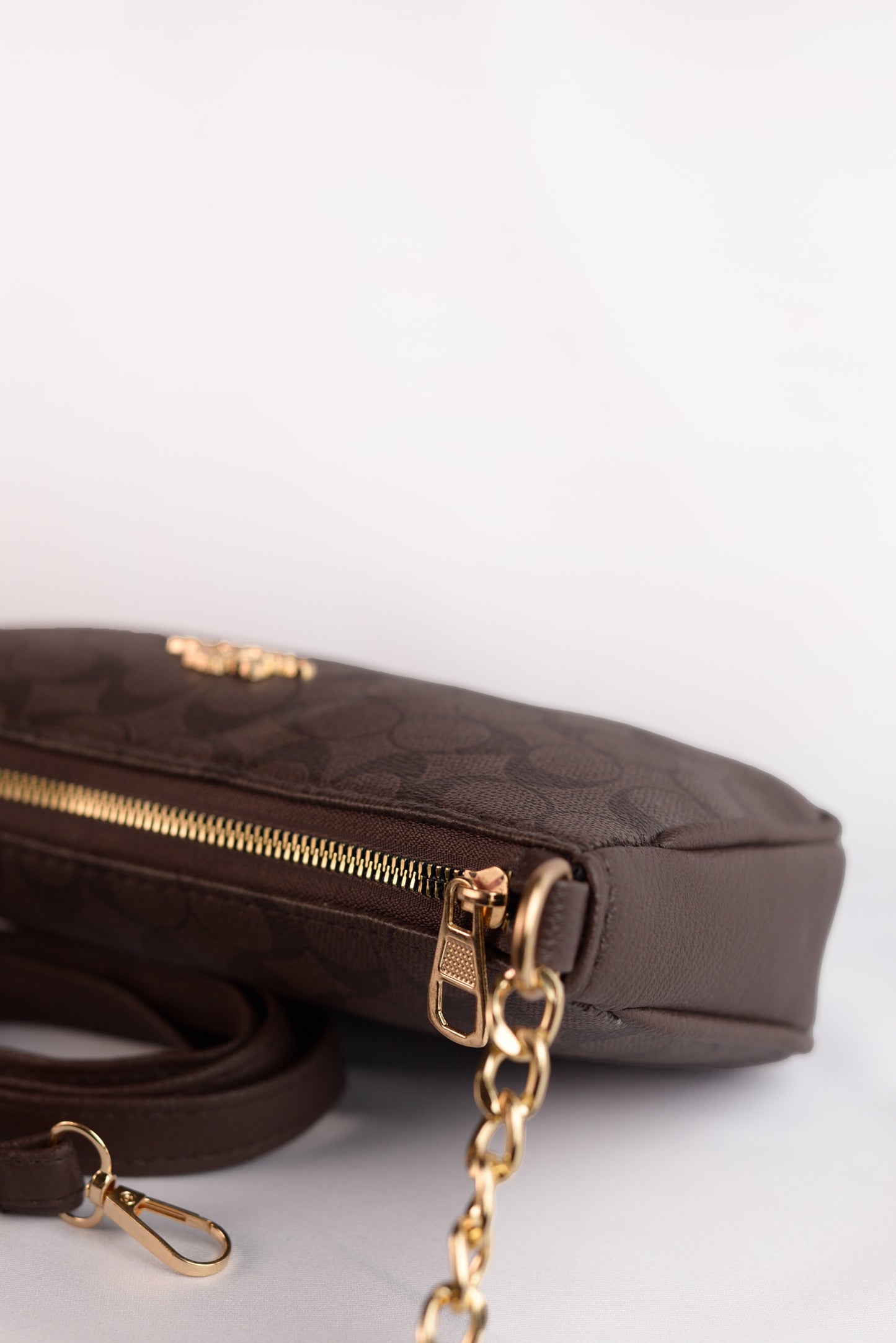 New Arrival C Teri Shoulder Bag- Dark Brown