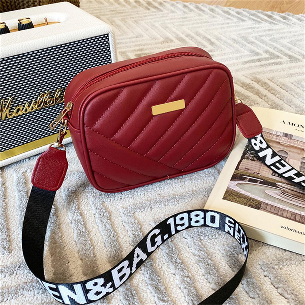 Aura Maroon Crossbody