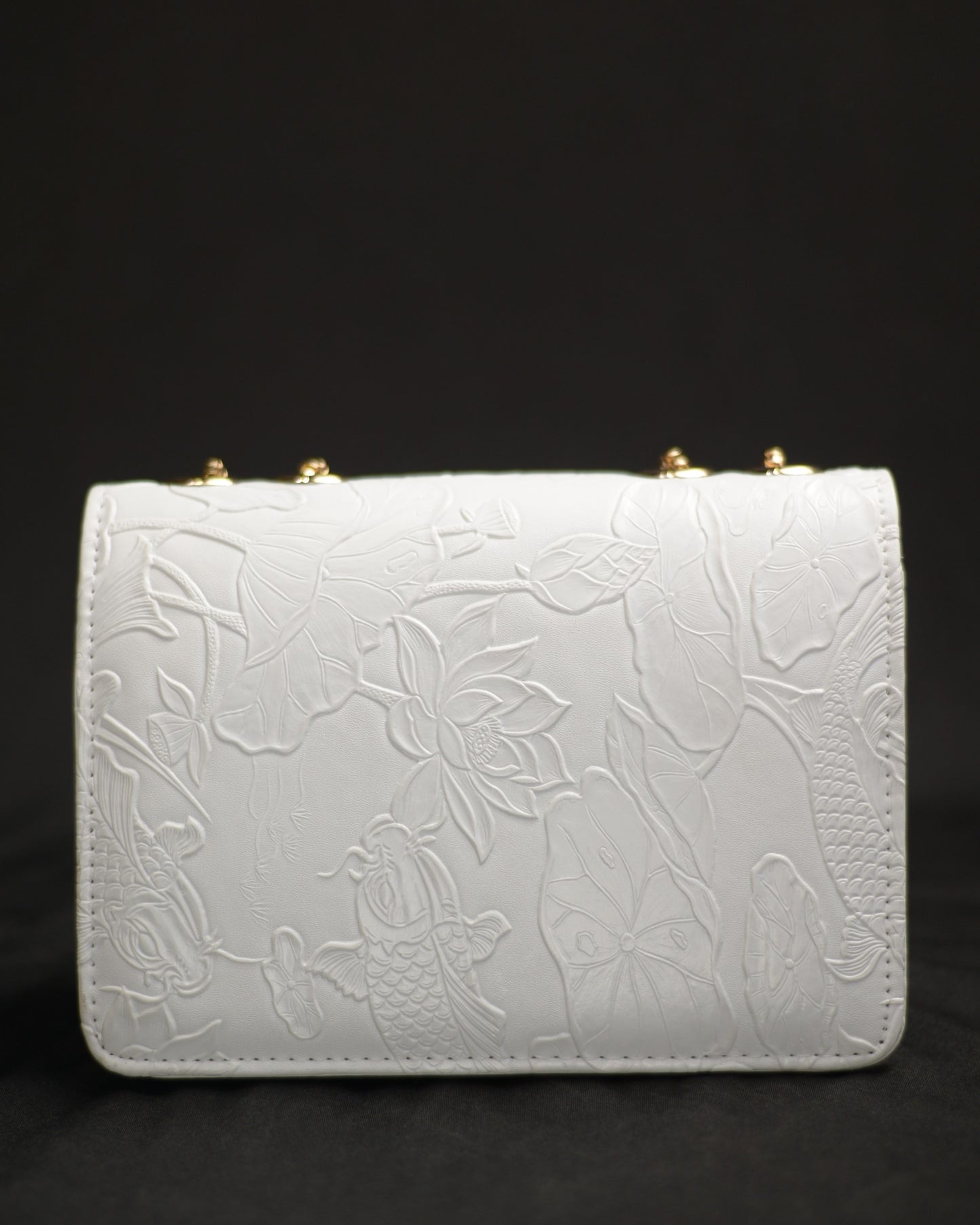 New Arrival MK Petal Crossbody Handbag-White