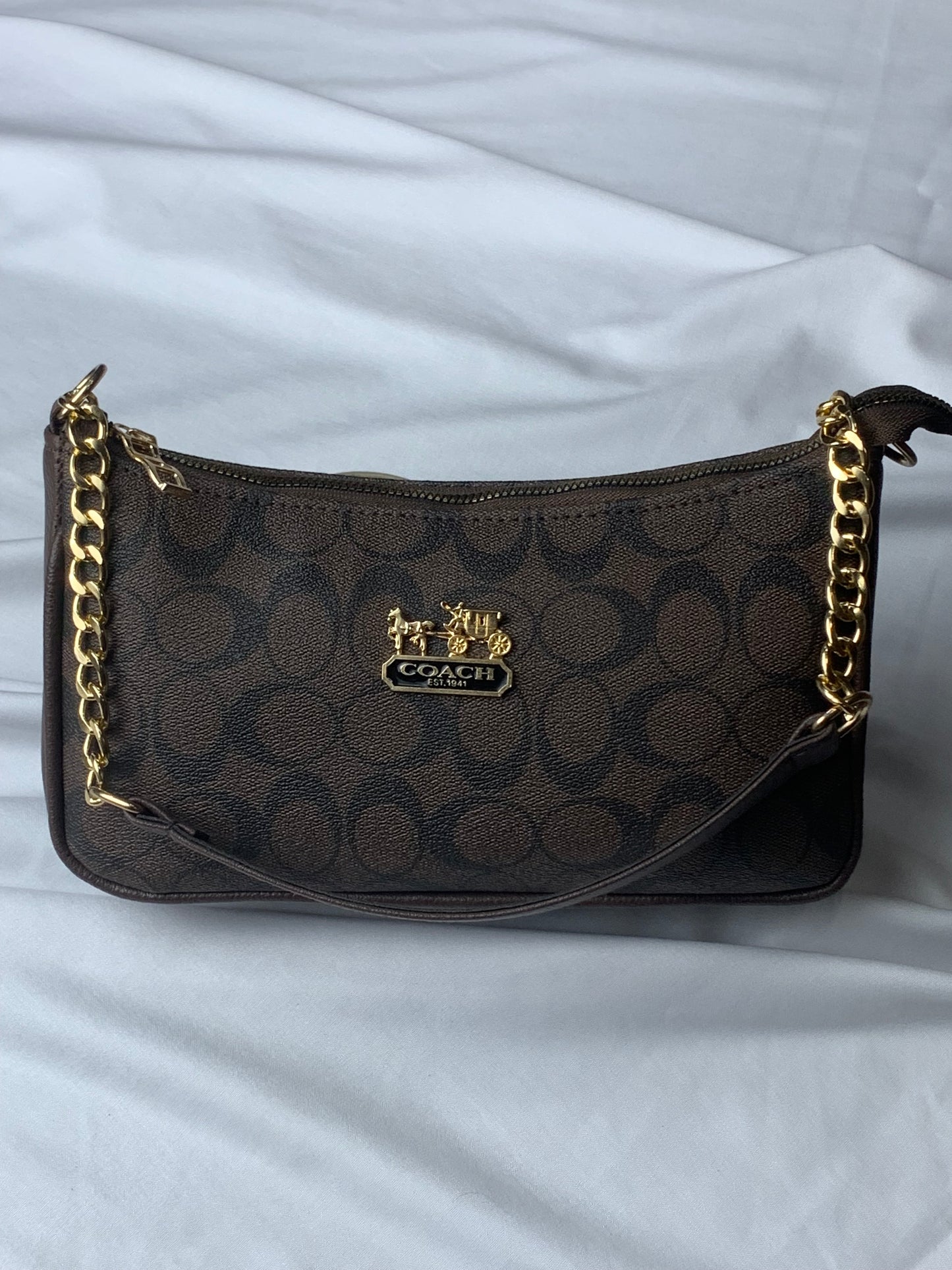 New Arrival C Teri Shoulder Bag- Dark Brown