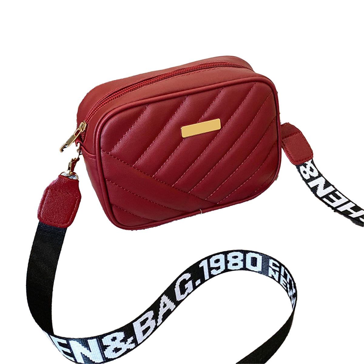 Aura Maroon Crossbody