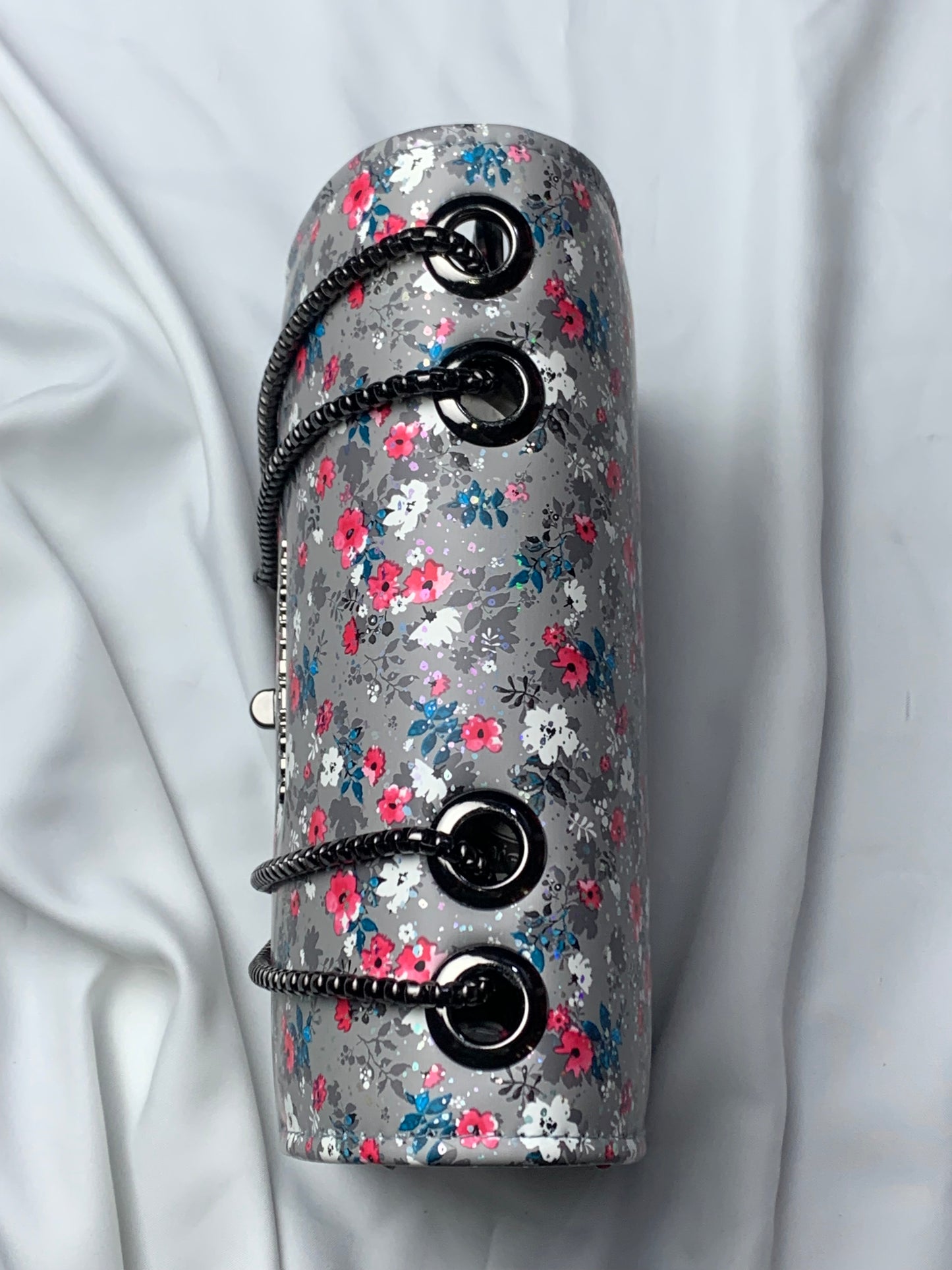 MK Floral Print Crossbody Handbag