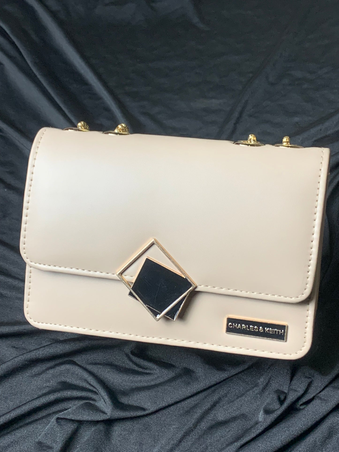 Premium C&K Beige Crossbody Handbag
