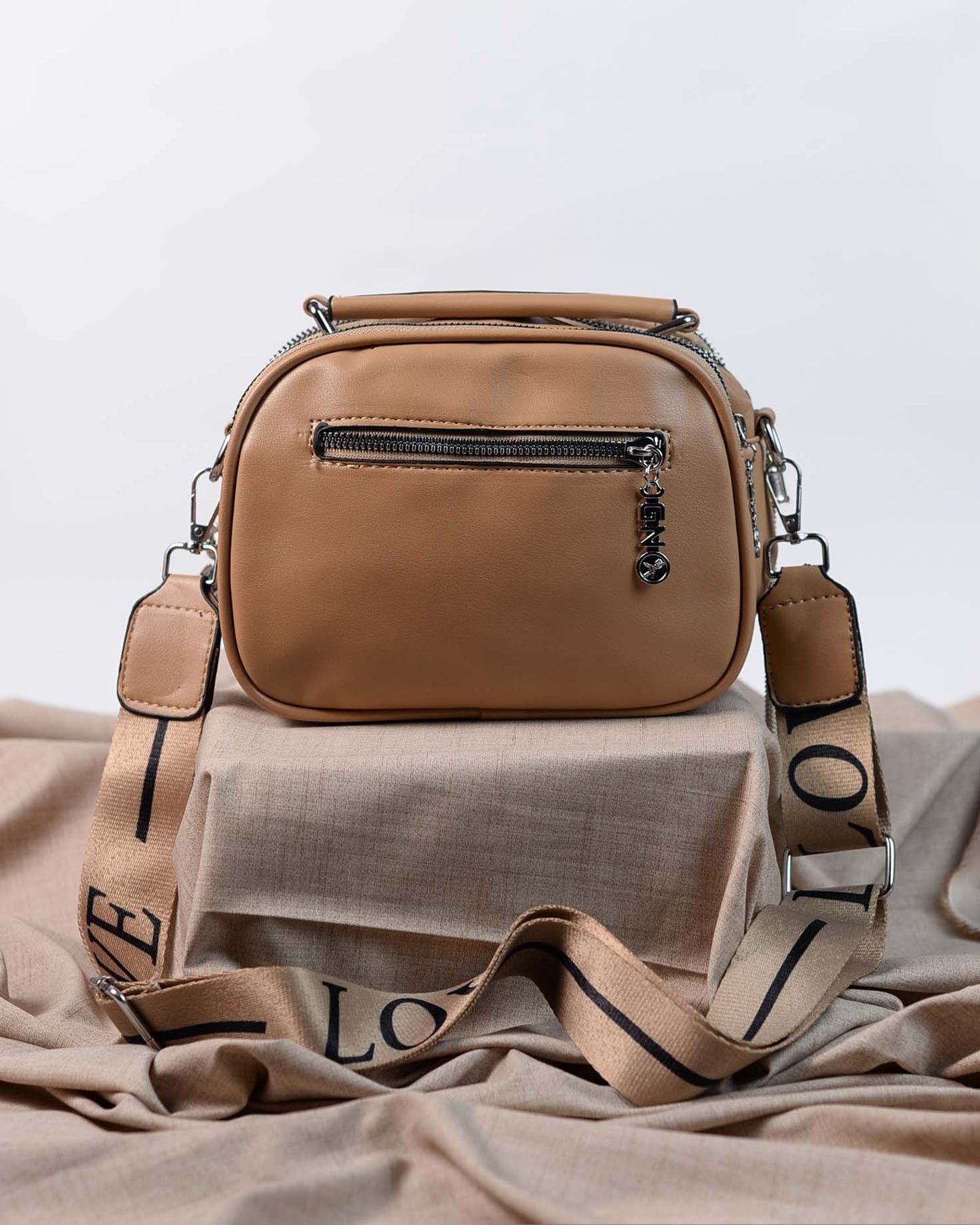 Criss Crossbody Bag- Brown