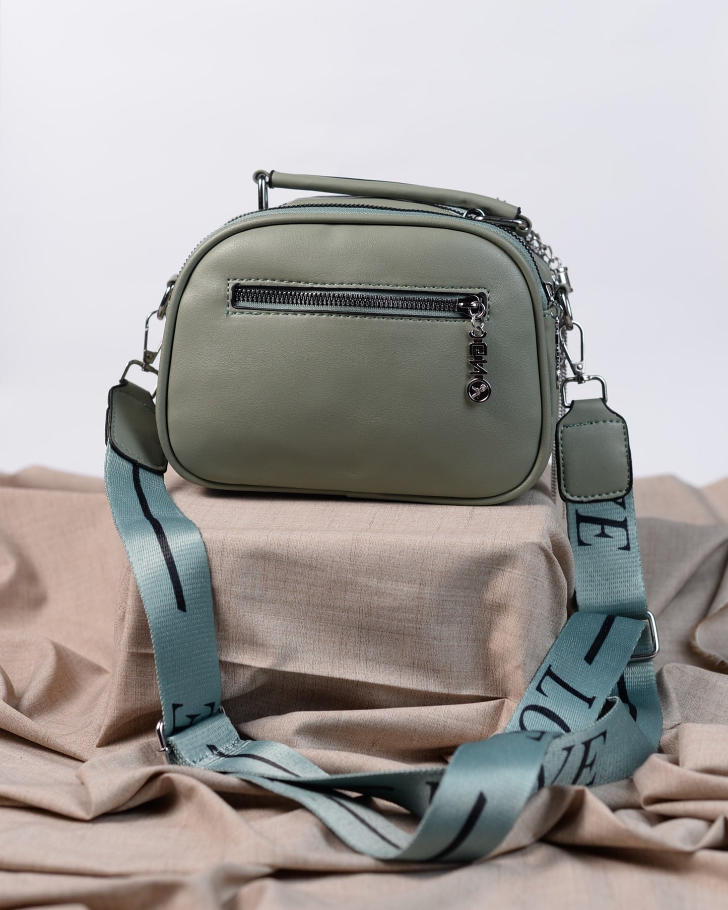 Criss Crossbody Bag- Green