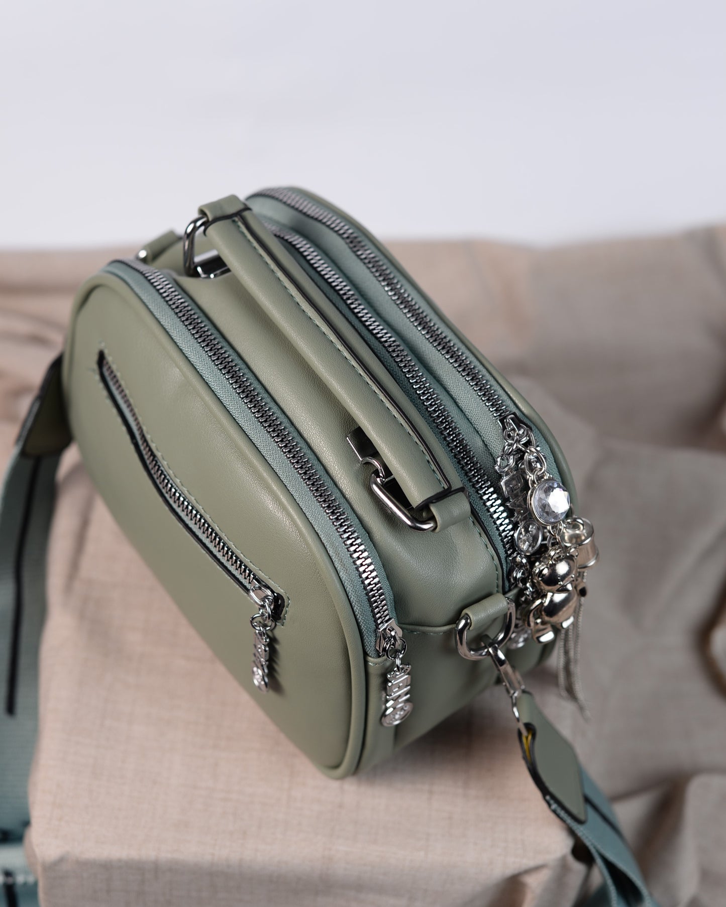 Criss Crossbody Bag- Green