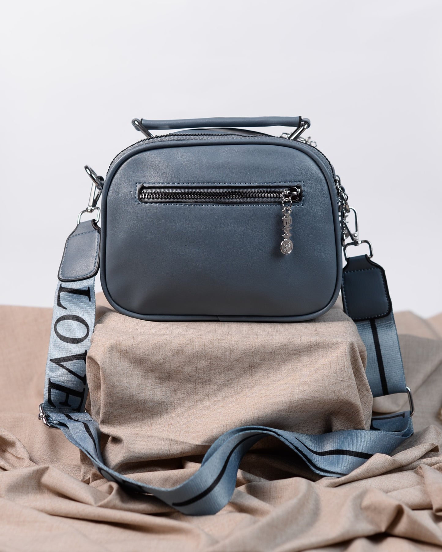 Criss Crossbody Bag- Blue
