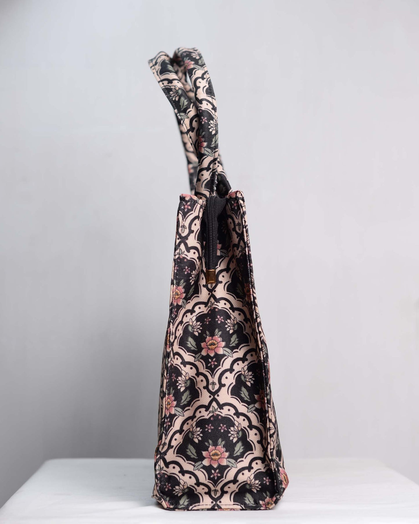 New Arrival Printed Canvas Bag-Black