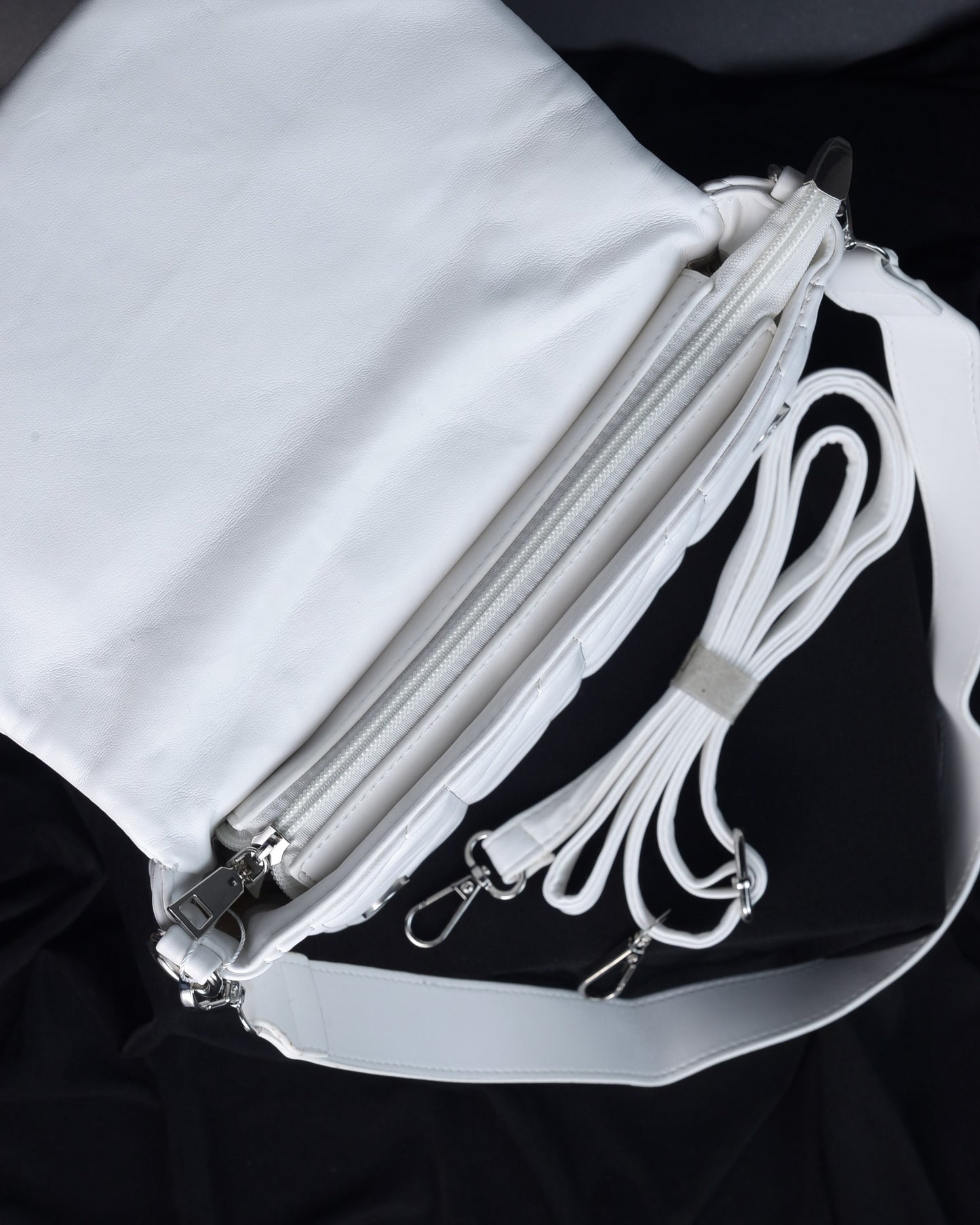 Sling Crossbody Handbag-White