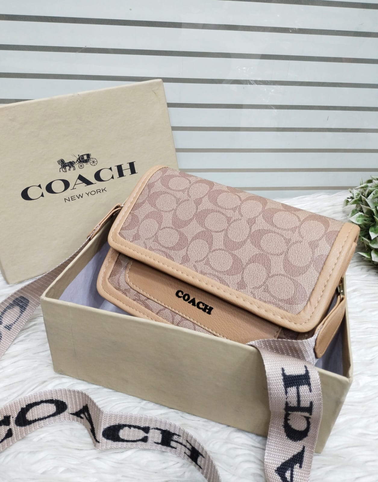 New C Belt Crossbody Handbag (LB)