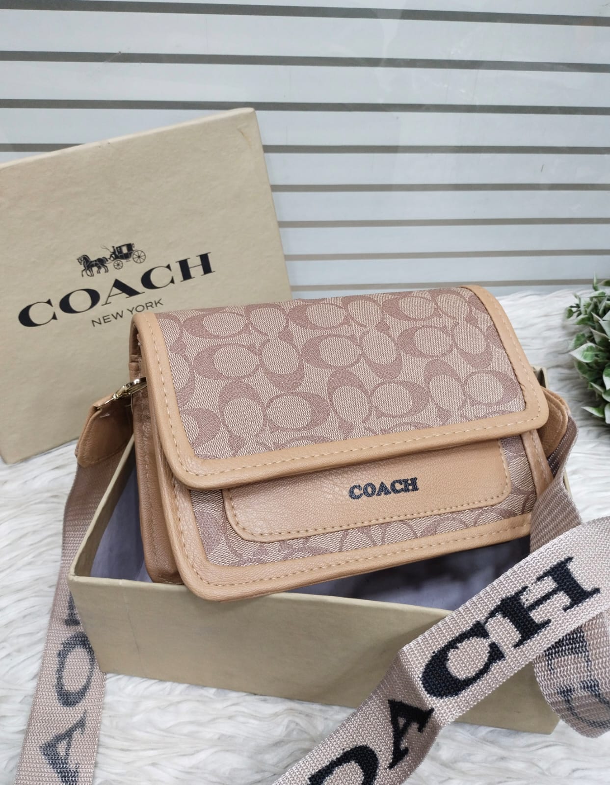 New C Belt Crossbody Handbag (LB)