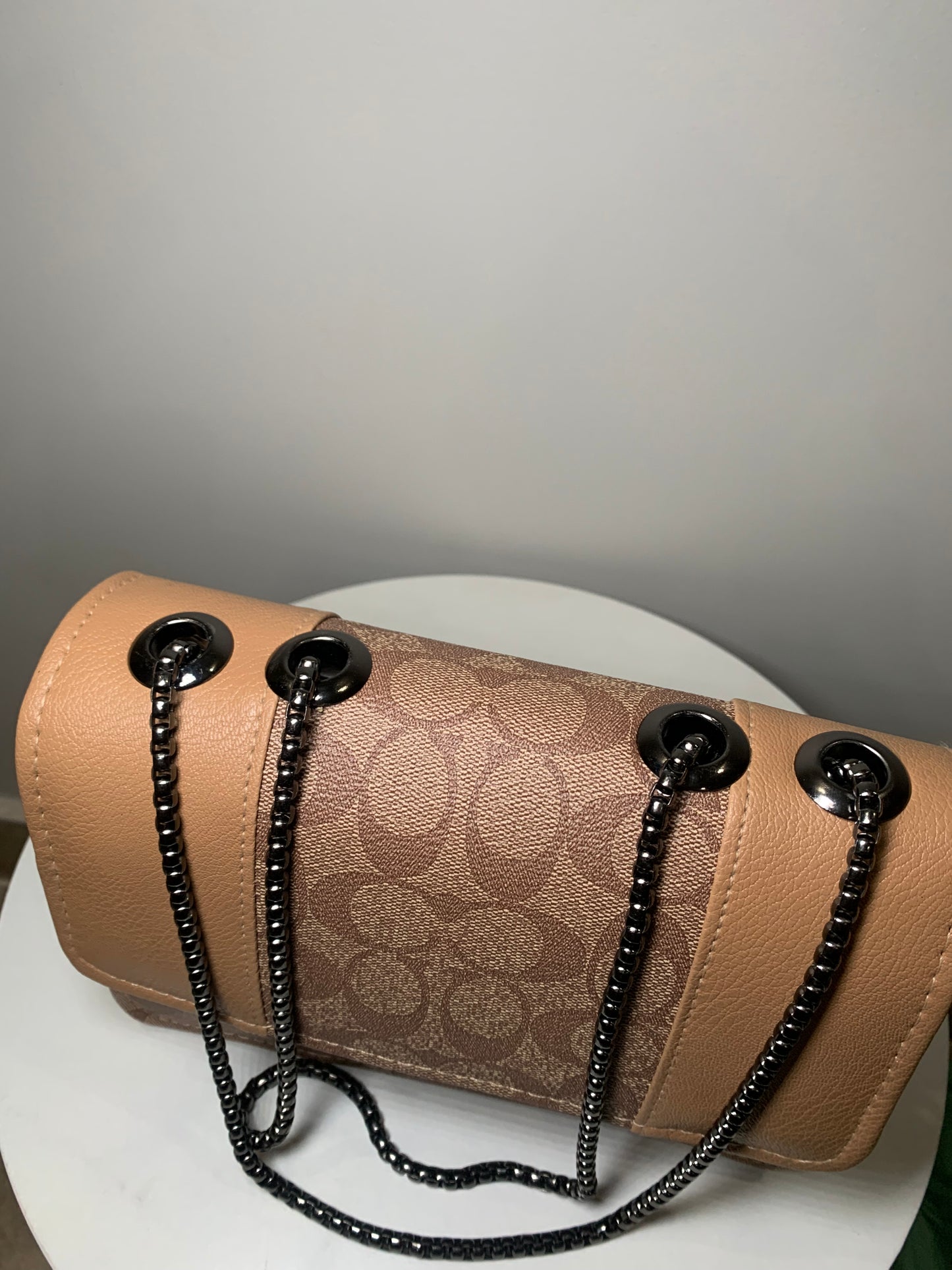 New Arrival Light Brown Cross Body Handbag