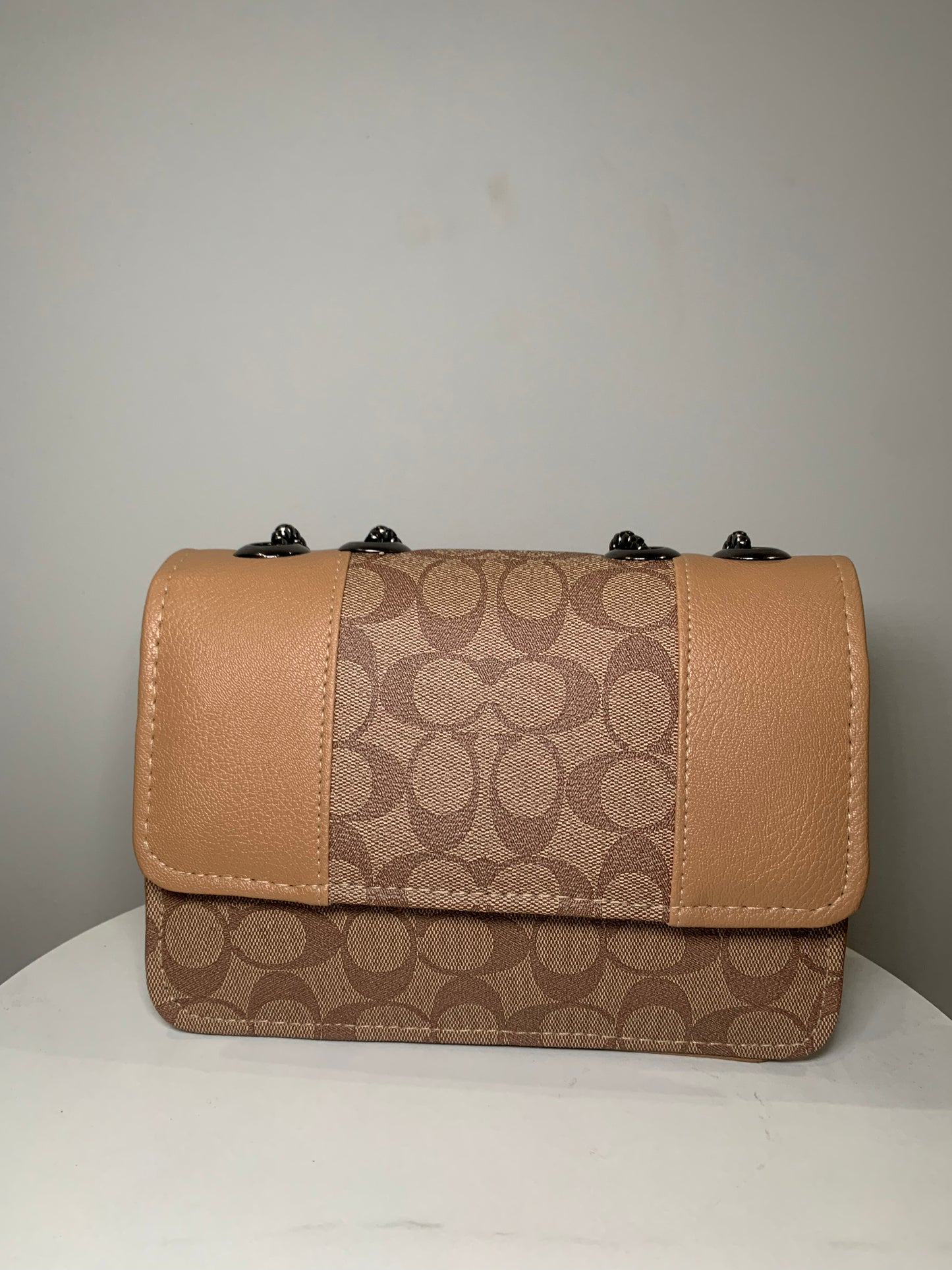 New Arrival Light Brown Cross Body Handbag