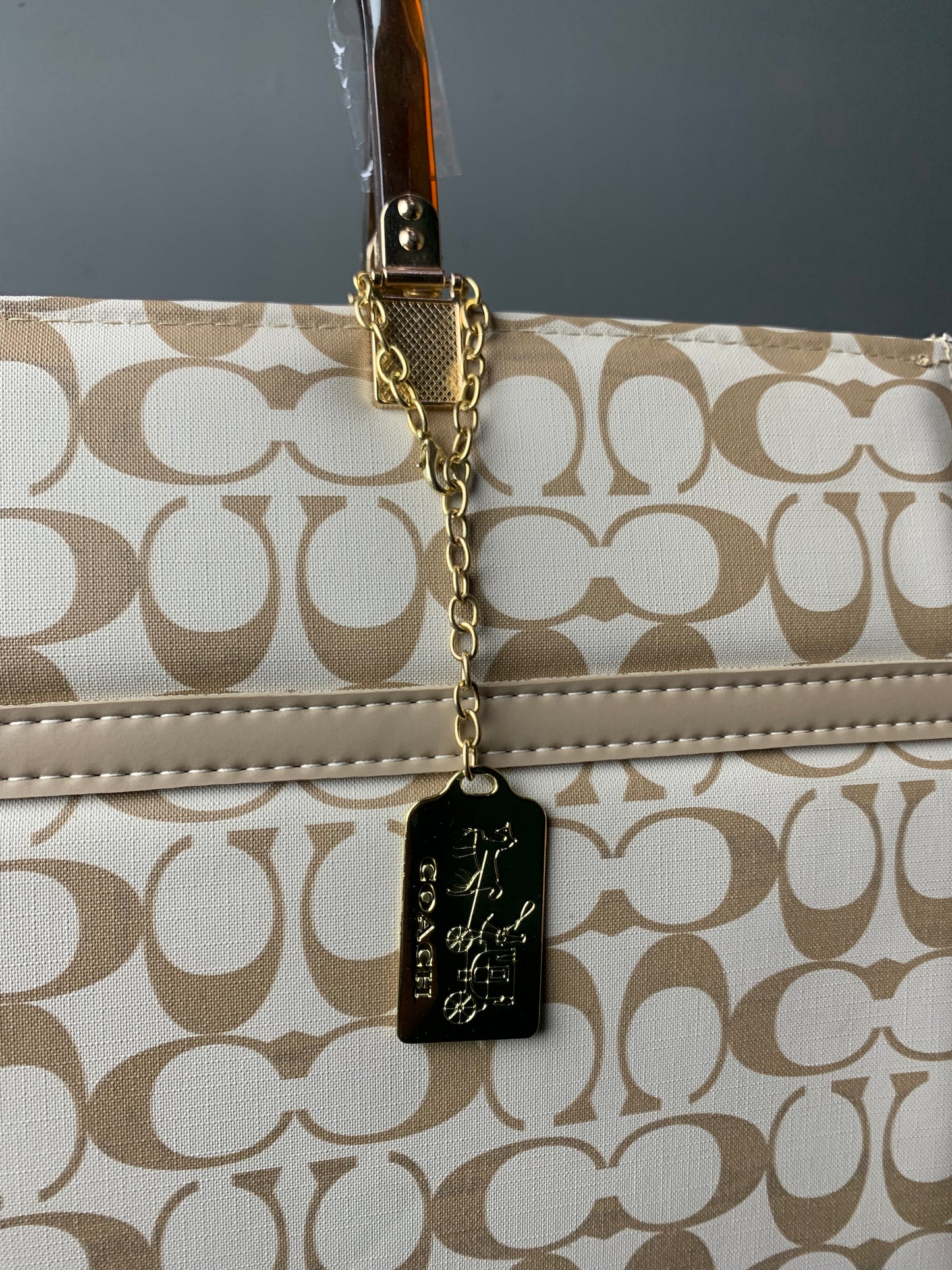 New Arrival Beige Coach Handbag