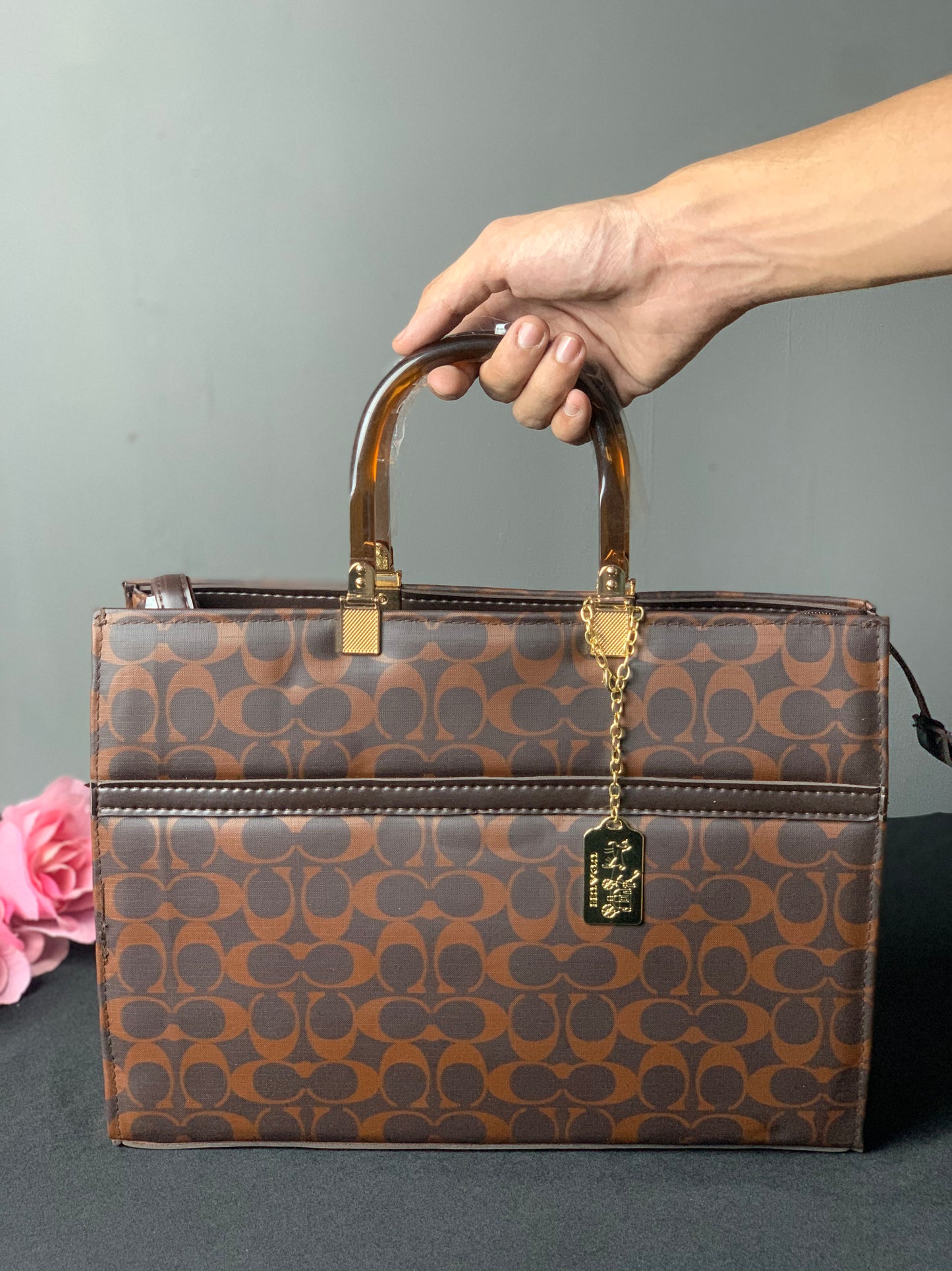 New Arrival Coach Brown Handbag