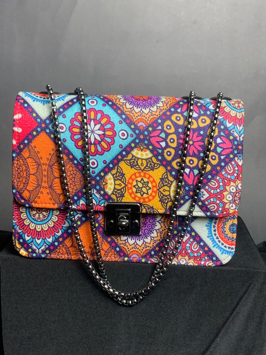 Floral Printed Crossbody Handbag V-5