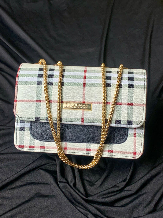 B Crossbody Handbag B-W