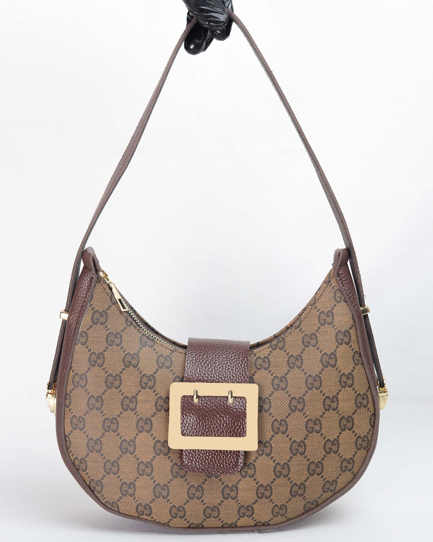 Signature Monogram Hobo Bag