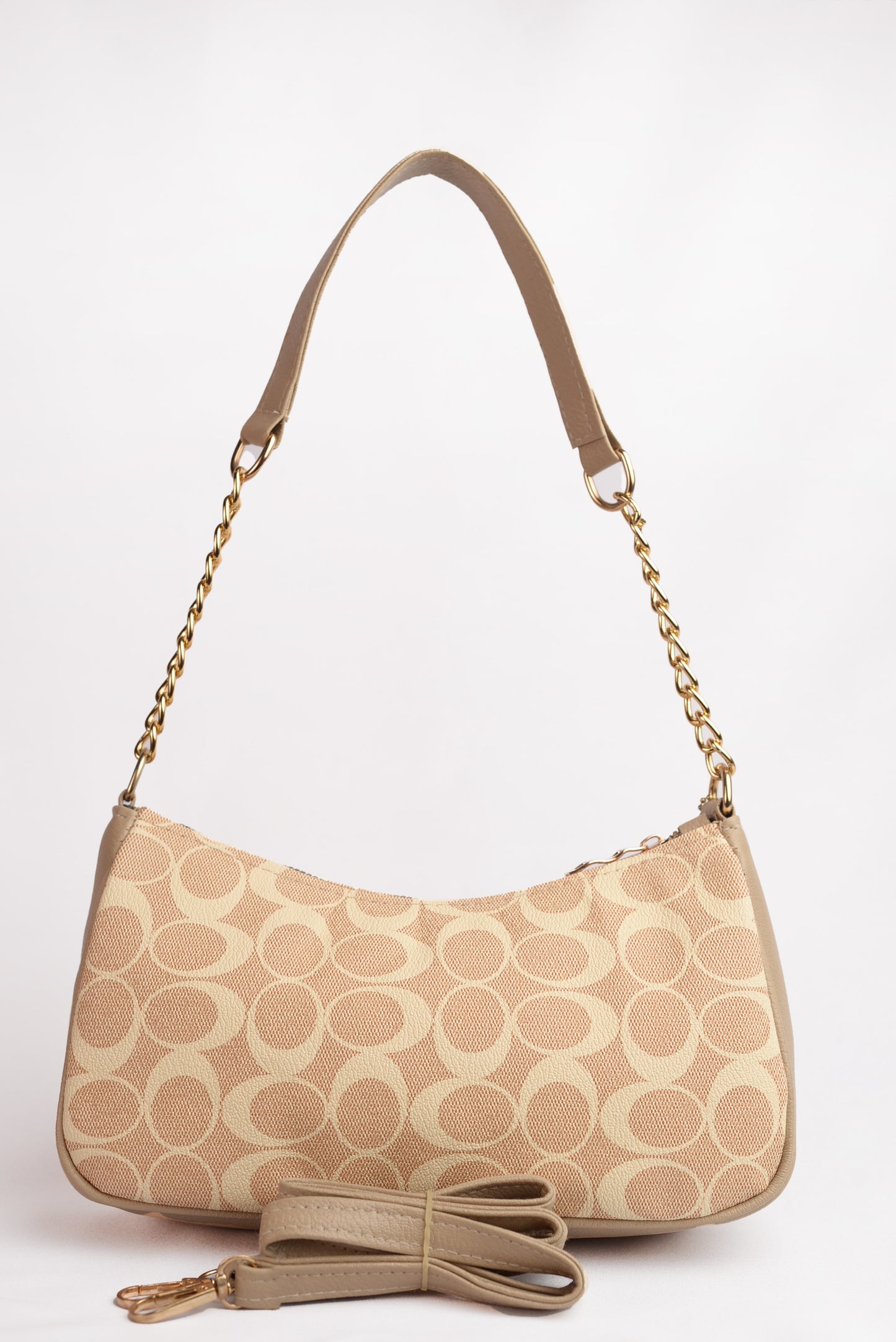 New Arrival C Shoulder Bag- Beige