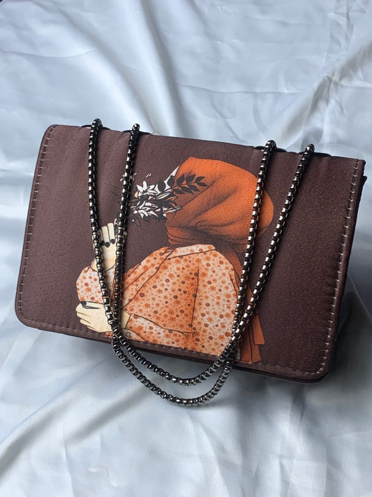 HG-Brown Crossbody Handbag