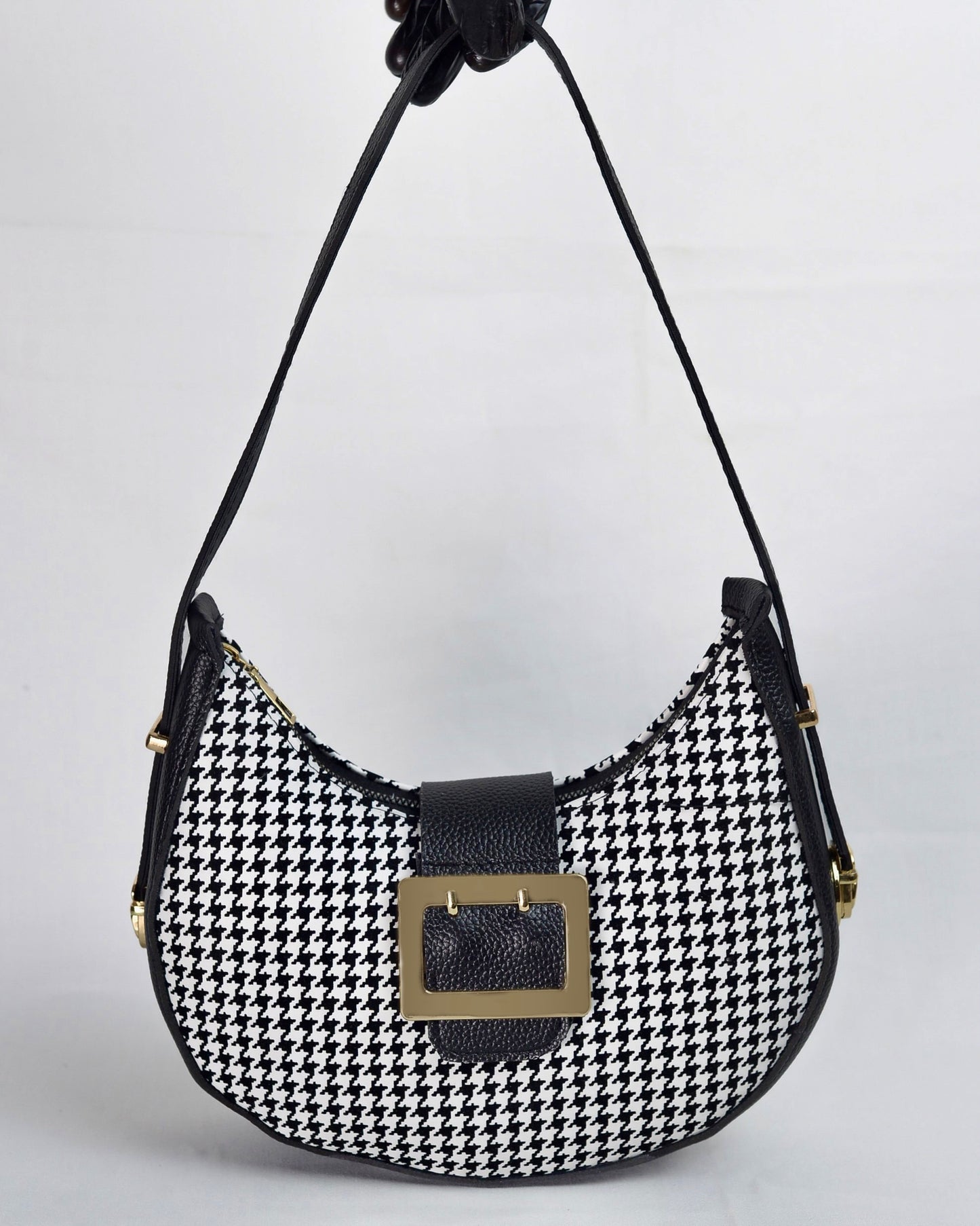 Monochrome Heritage Buckle Bag