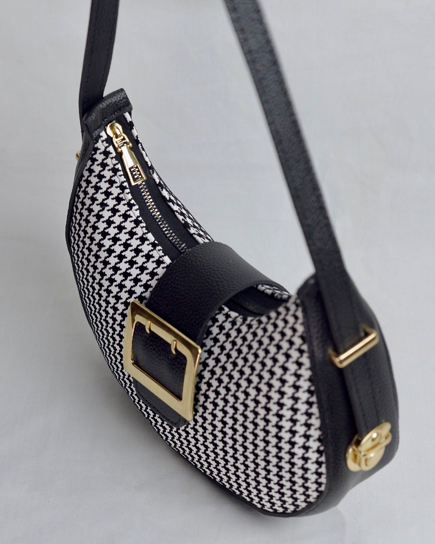 Monochrome Heritage Buckle Bag