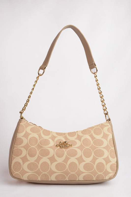 New Arrival C Shoulder Bag- Beige