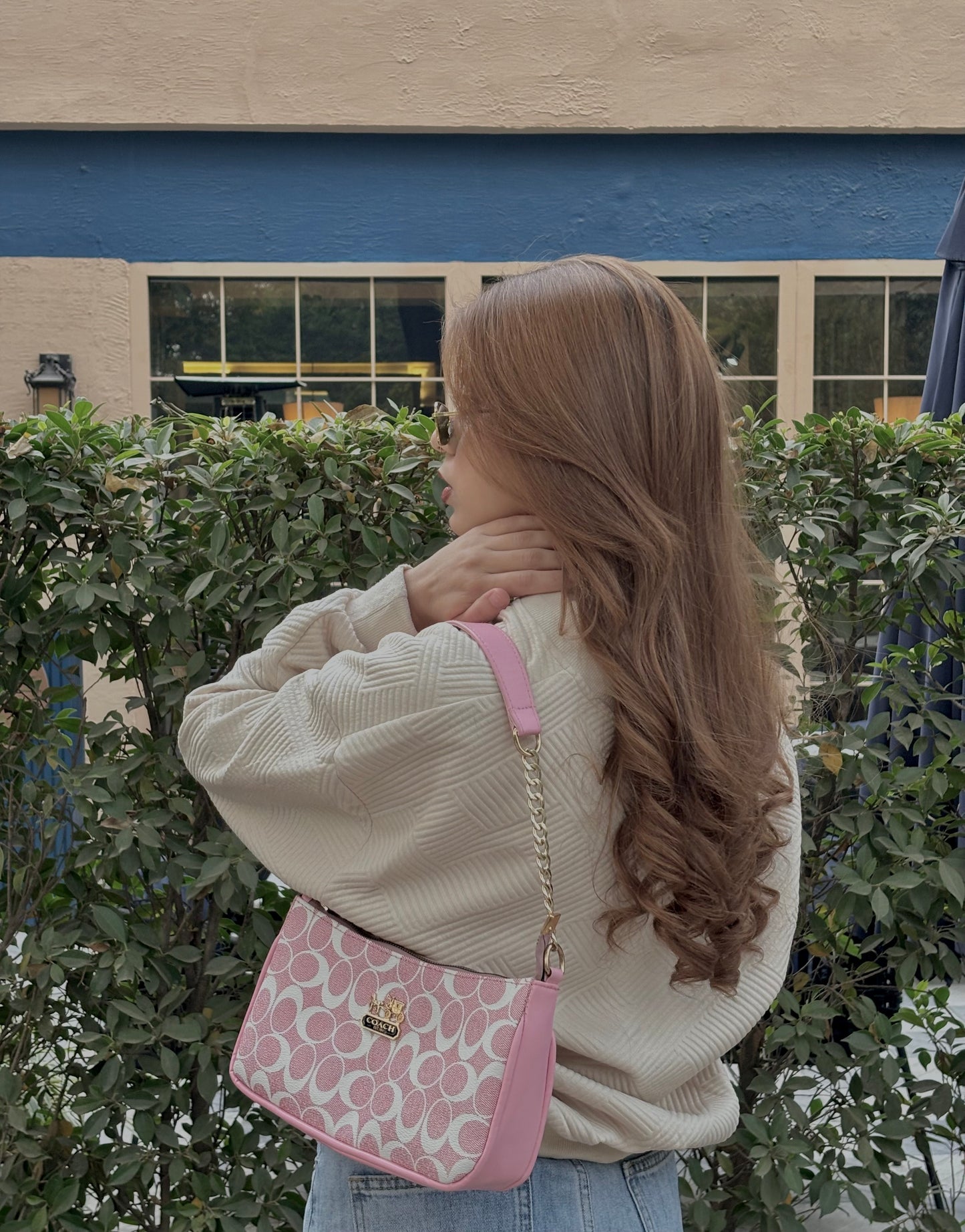 New Arrival CH Teri Shoulder Bag- Pink