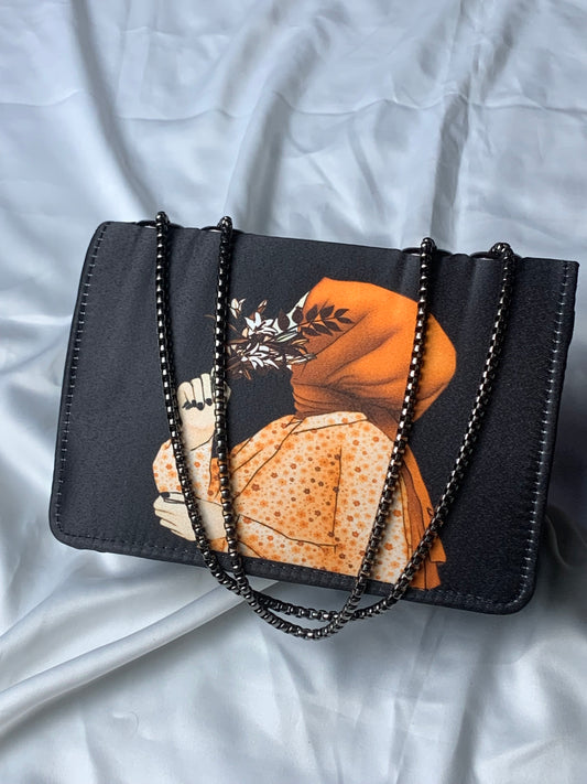 HG-Black Crossbody Handbag