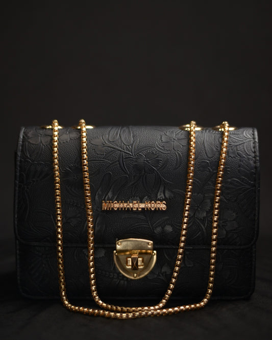 New Arrival MK Petal Crossbody Handbag-Black