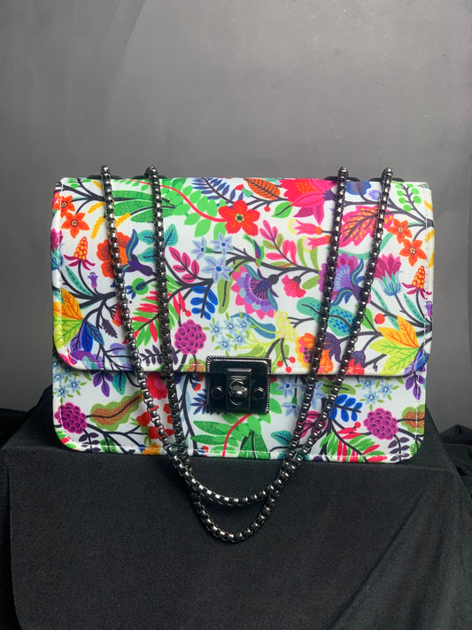 Floral Printed Crossbody Handbag V-6