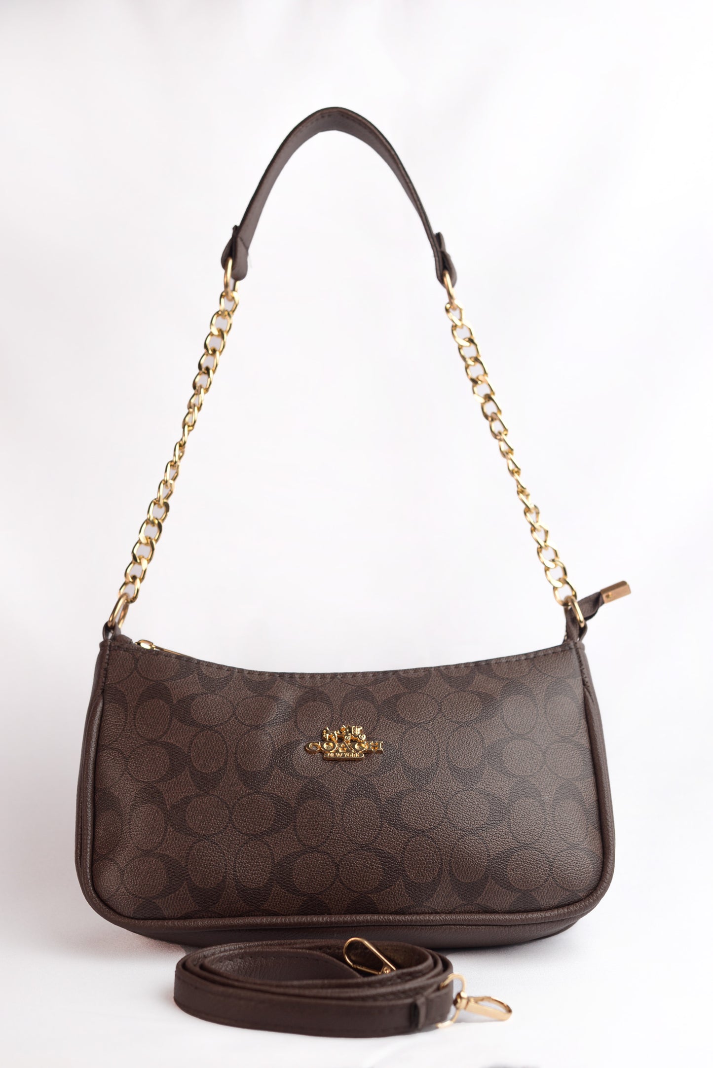 New Arrival C Teri Shoulder Bag- Dark Brown