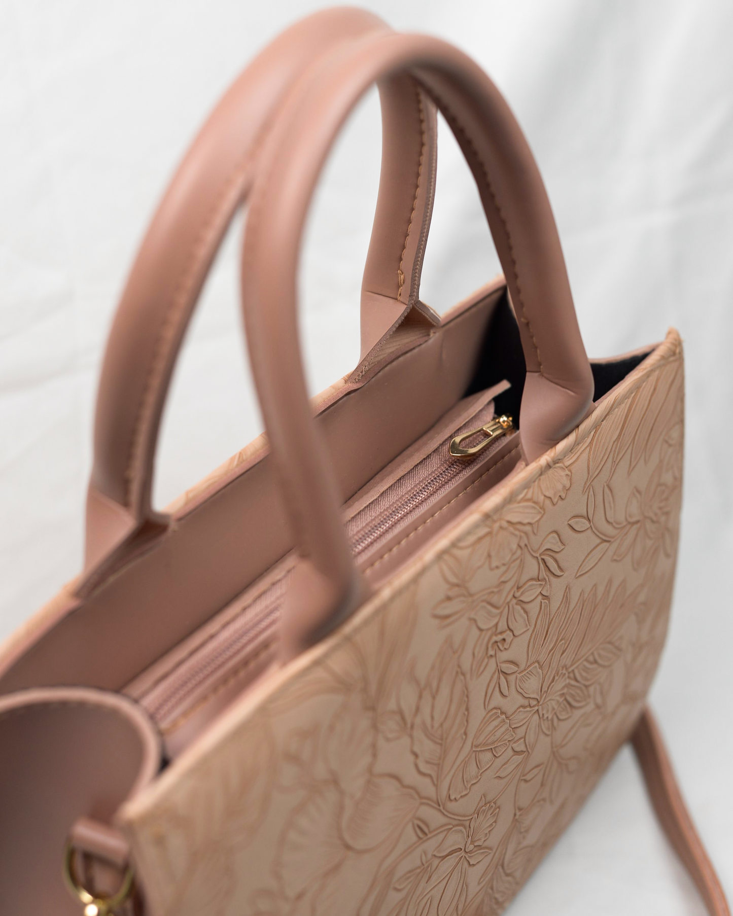 ÉLAN Bow Tote-Pink