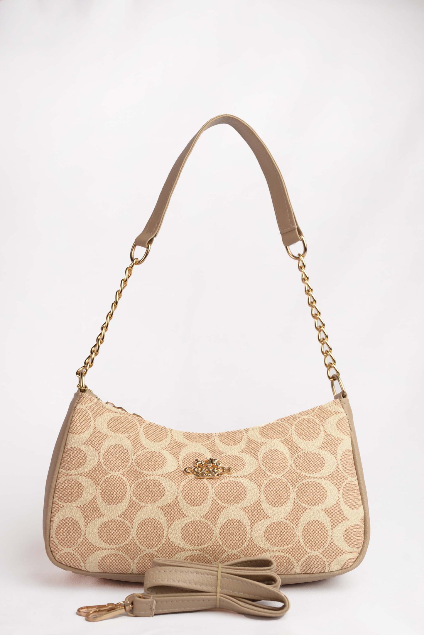 New Arrival C Shoulder Bag- Beige