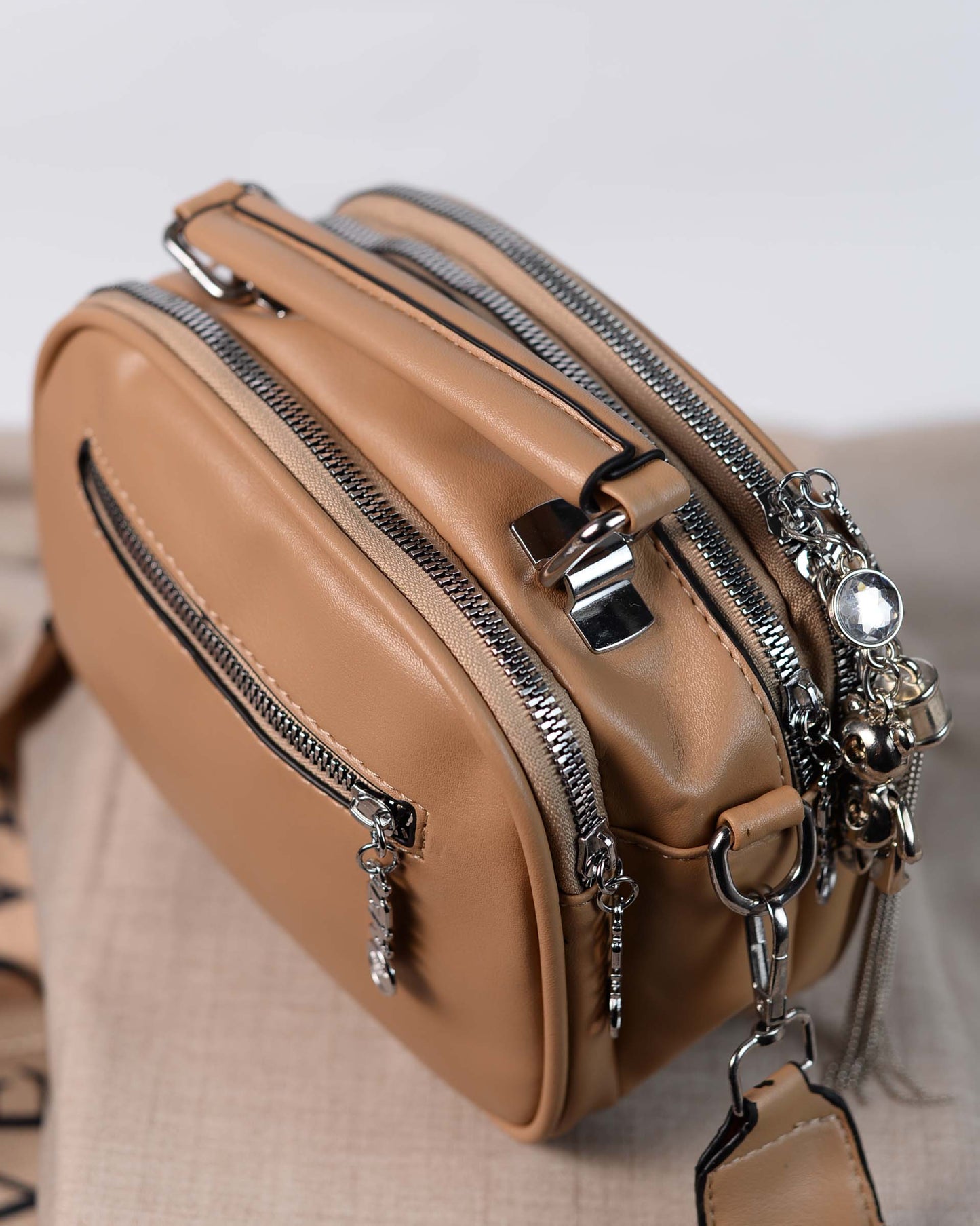 Criss Crossbody Bag- Brown