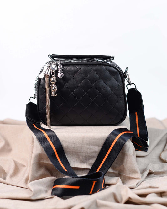Criss Crossbody Bag- Black