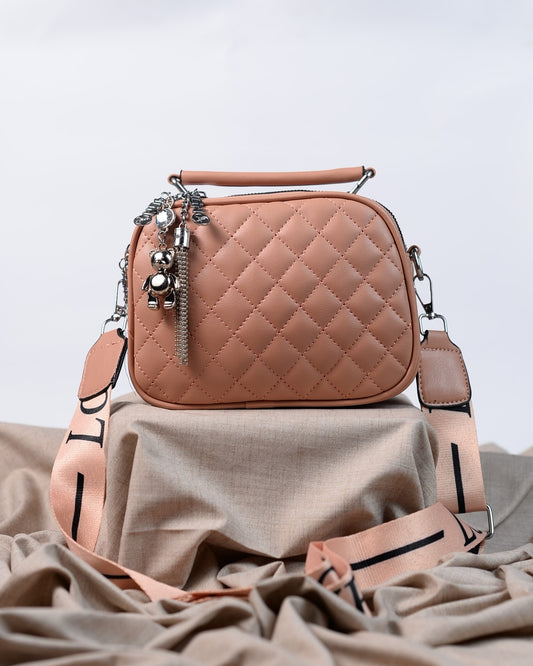 Criss Crossbody Bag- Peach