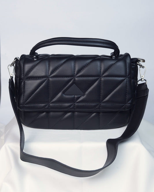 Sling Crossbody Handbag-Black