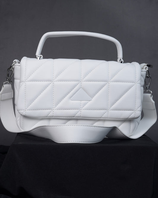 Sling Crossbody Handbag-White