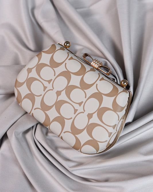 C Clutch- Beige