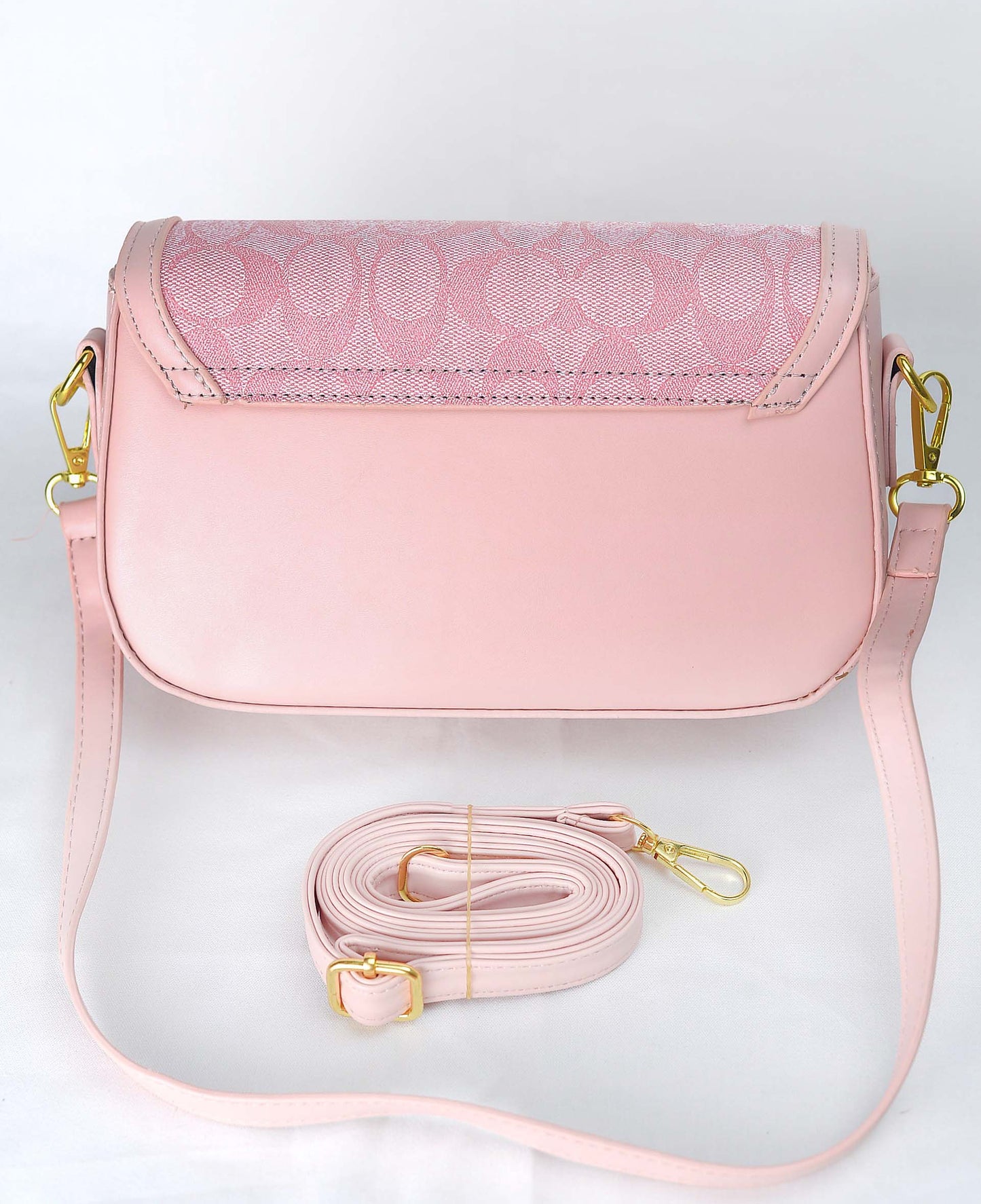 Premium Quality C Shoulder Bag-Pink