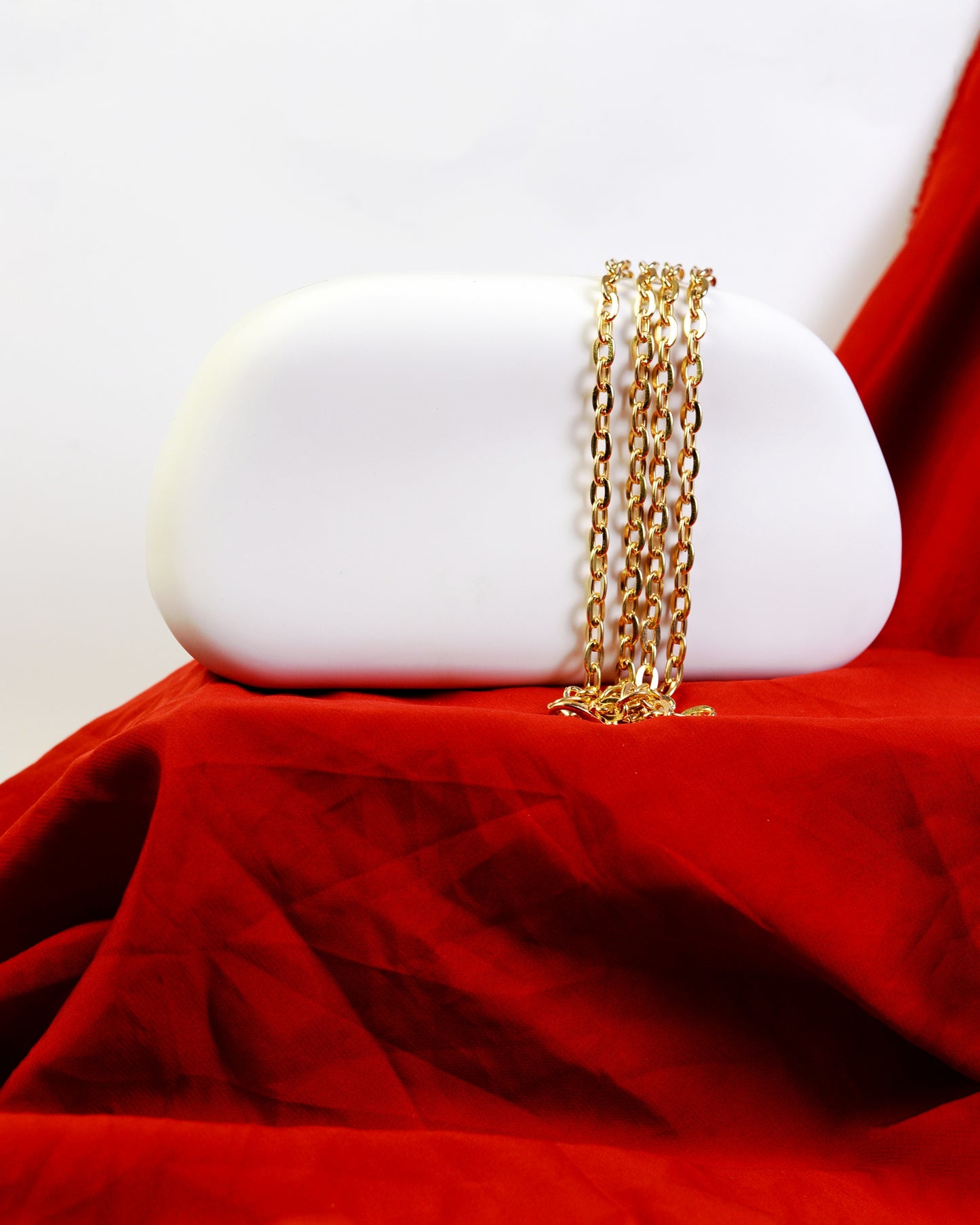 Vintage Clutch- White